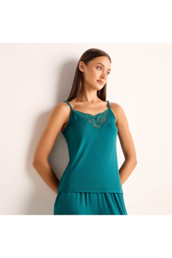 FAV Lace Detail Camisole and Pyjama Set
