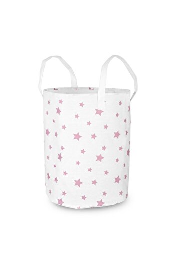 shumee Nukido toy basket - White with stars