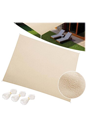 shumee Rectangular parasol sail 3x4m Plonos PL-885 beige