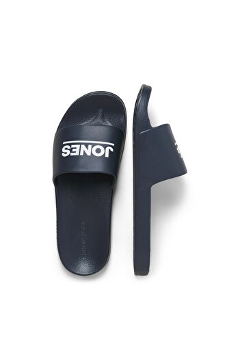Jack & Jones Men's Brand Logo Comfortable Sole Stylish Appearance Anthracite Slippers for Daily and Beach Use 12236477