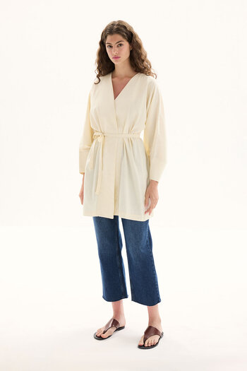 Hooopstore Natural Vanilla Kimono