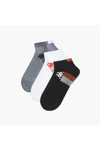 Kappa Set of 3 - Kappa Striped Ankle Length Half Terry Socks