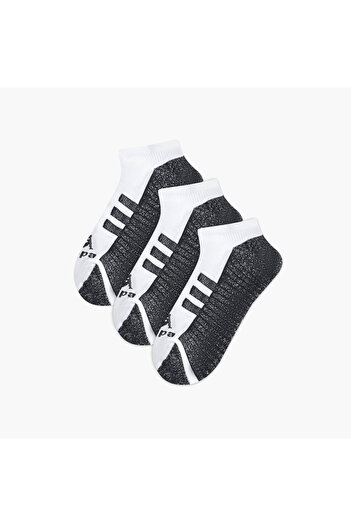 Kappa Set of 3 - Kappa Striped Ankle Length Half Terry Socks