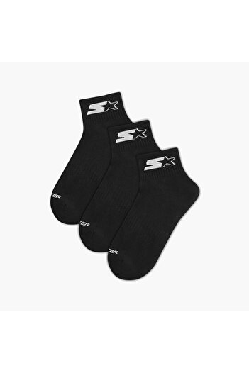 Starter Set of 3 - Starter Logo Detail Ankle Length Socks