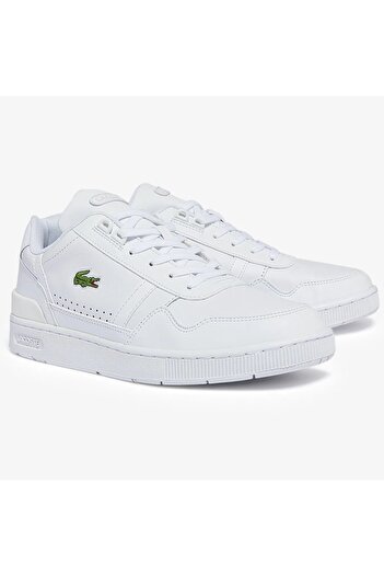Lacoste T-Clip Genuine Leather Men's White Sneaker