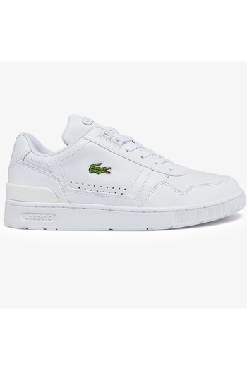 Lacoste T-Clip Genuine Leather Men's White Sneaker
