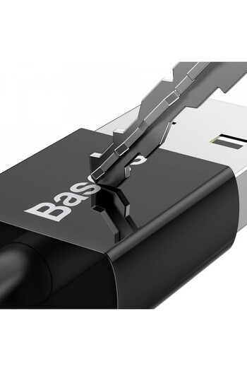 Baseus USB to Micros-USB data cable, 2A, 1m, Superior Series (CAMYS-01) - Black