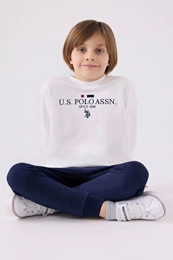 U.S. Polo Assn. ERKEK GARSON EŞOFMAN TAKIMI - KREM