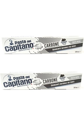 Pasta Del Capitano Toothpaste, Pasta del Capitano, Carbone Whitening, 100 ml