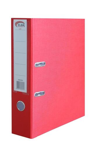 ELBA Plastic Luxury Folder Red Wide 10 Units