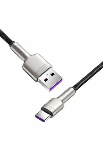 Baseus USB to Type-C Data Cable 66W, 2m, Baseus Cafule - Black