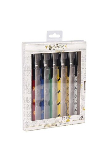 Boston Harry Potter pen set, 6 pieces, multicolor