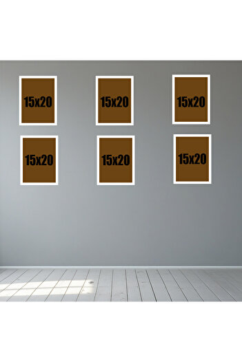 Tooall 15X21 White Frame Set – 4-Piece and 6-Piece Blank Wall Frame