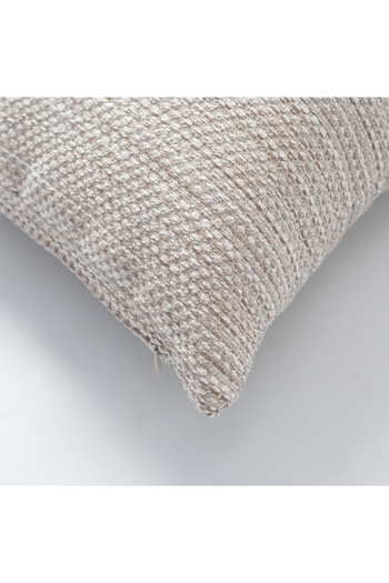 Fineroom Living "Kraft" - Textured Natural Moving Patterned Throw Pillow 45X45 (Including Ic Pillow)