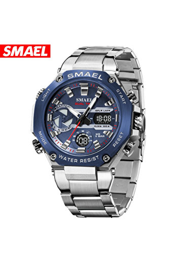 SMAEL 8097 Casual Design Metal Spor Erkek Kol Saati
