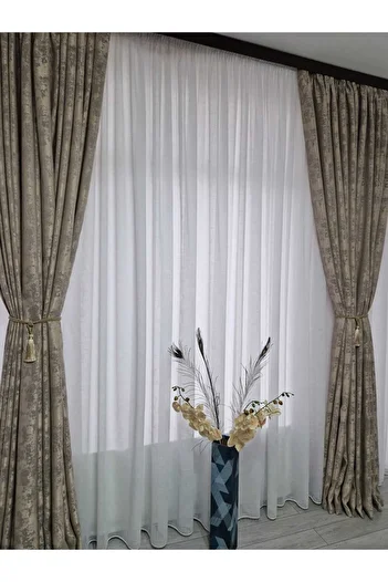 Perdelenoi by Igni Comex Curtain Sand Beige 2pcs
