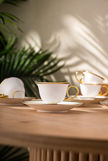 Emsan Rozzental 80 ml Set of 6 Coffee Cups
