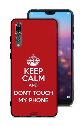 Tolwak Huawei P20 Pro Protective Case Cover Keep Calm And Dont Touch My Phone