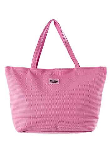 REMSA Soft Leather Textured Beach Bag 5555 Pink