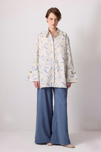 Touché Privé Patterned Wide Cuff Shirt