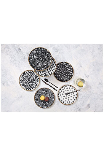 Porland 6 Piece Cake Set for 6 People
