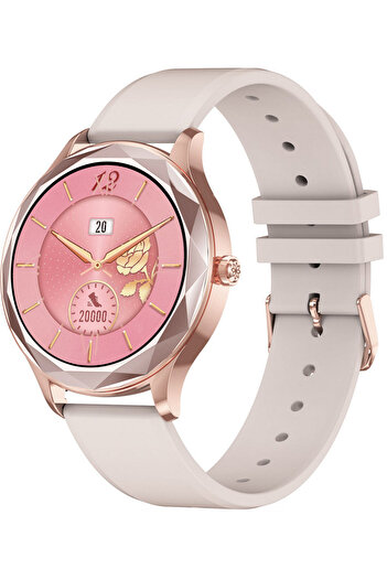 ideal STORE Ceas SmartWatch Diamond DT86 idealStore, Design Premium, Ecran 1.09 inch, Ecran LCD, Impermeabil