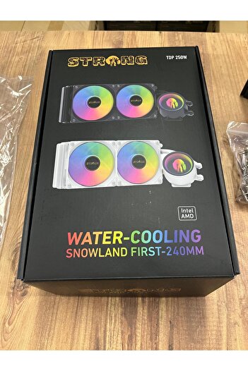 Strong Snowland 240mm Beyaz Sıvı Soğutucu RGB Liqued Cooler