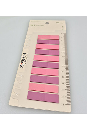 sibga tasarım Transparent Pink Postit Post-It Post It. Bookmark Bookmark Postit Sticker Note Paper 200 Sheets