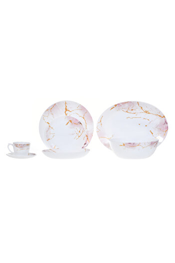Eljado Rozalin Serviciu De Masa 32 Pcs Eljado Décor, Opal