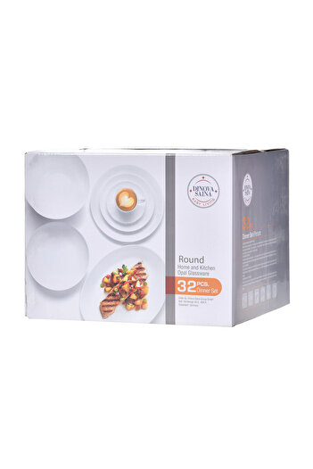 Eljado Rozalin Serviciu De Masa 32 Pcs Eljado Décor, Opal