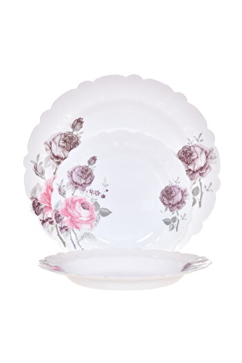 Eljado Table Service Eljado Shamiram, Opal, 18 Pieces