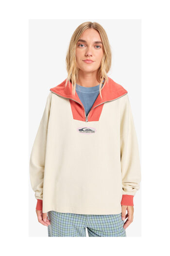 Quiksilver Sungai Block - Dámská mikina s polovičním zipem