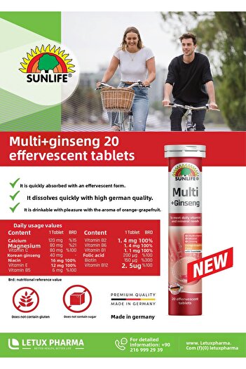 Sunlife Multi +Ginseng Multivitamin