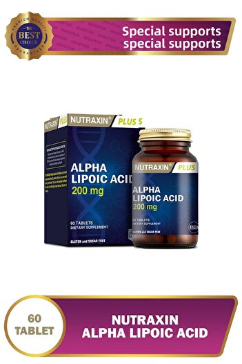 Nutraxin Alpha Lipoic Acid 200 Mg - 60 Tablets 5 Pack