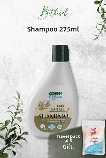 Green Clean Tea Tree Shampoo 275 ml - Gift