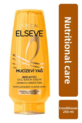 ELSEVE Miraculous Oil Care Shampoo 400ml & Conditioner 250ml & Hair Care Oil for Damaged Hair