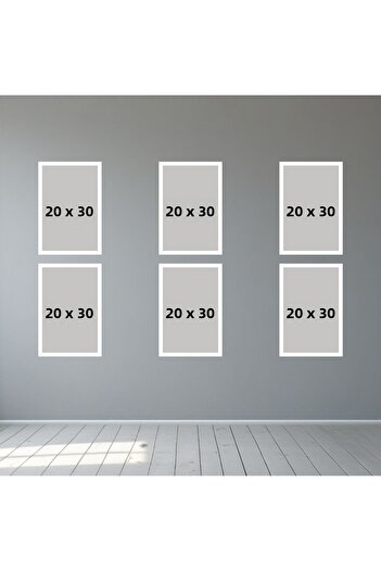 Tooall 21X30 White Blank Photo Frame Set – 1-Piece, 2-Piece, 3-Piece, 6-Piece, 9-Piece Wall Decor Frame