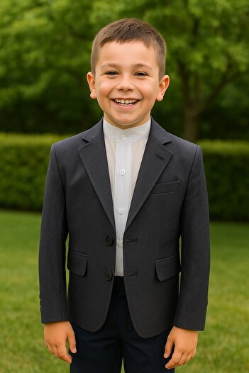 LOOKS KİDS Boy's Classic Black Blazer Jacket