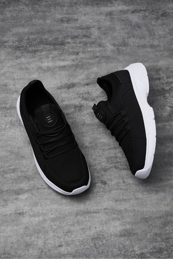 E SPORT Siyah-beyaz Erkek Sneaker Günlük Spor Ayakkabı