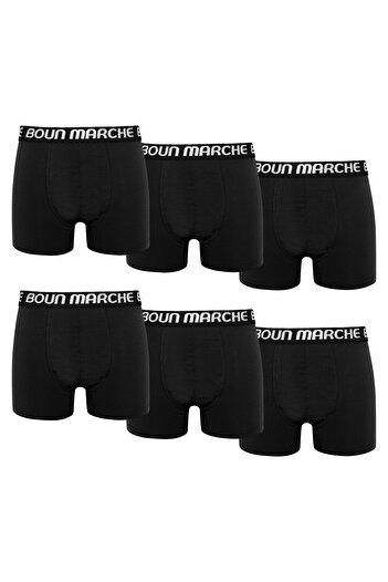 BOUN MARCHE Ανδρικό Boxer Lycra Premium Κουτί 6 τεμαχίων PAUL
