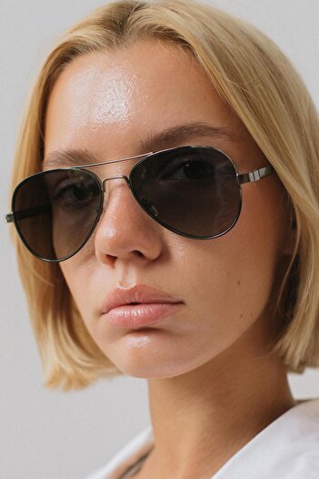 Bilge Karga Ethan Silver Black - Sunglasses