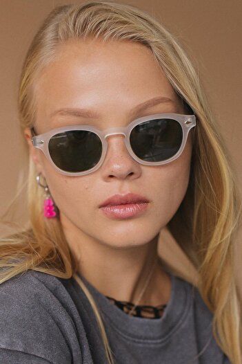 Bilge Karga Ryan Matt Clear Green Sunglasses