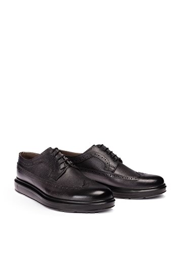 Deery Genuine Leather Gray Comfort Casual Men's Shoes