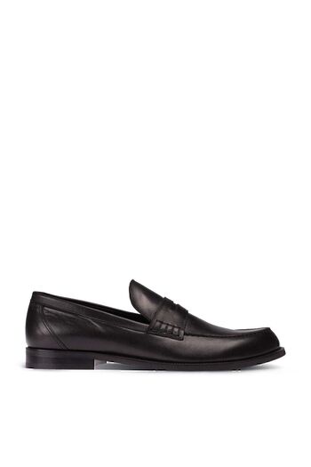 Deery Men's Black Genuine Leather Loafer Loafer