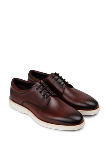 Deery Genuine Leather Claret Red Men's Casual Shoes