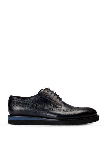 Deery Ανδρικά casual παπούτσια από γνήσιο δέρμα Navy Blue