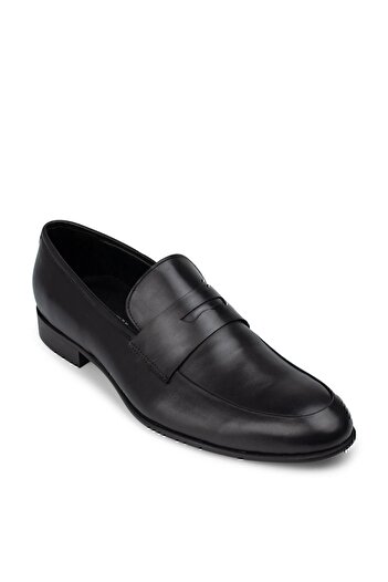 Deery Genuine Leather Black Classic Men's Shoes