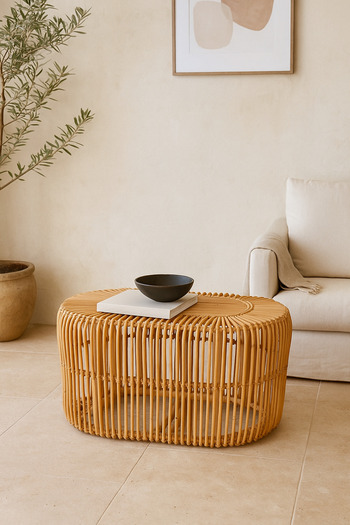 Lo Fi House Java Rattan Orta Sehpa