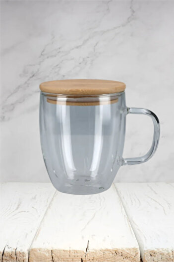 Parfait Double Wall Capuccino Mug with Cover
