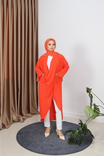 NİSUM MODA Cross Pocket Tunic